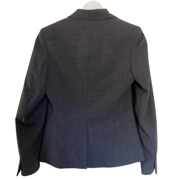 Express Wool Blazer Jacket Charcoal Women’s Size 4 - Picture 2 of 15